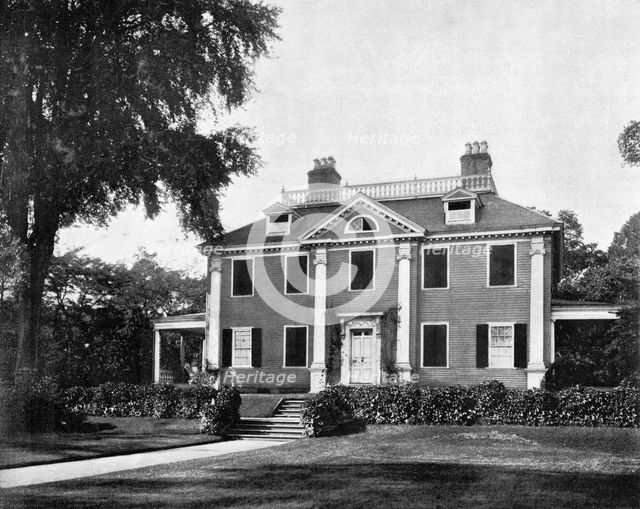 Longfellow's House, Cambridge, Massachusetts, USA, 1893.  Artist: John L Stoddard