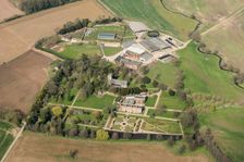 Longford Hall, country house and associated buildings, Derbyshire, 2021. Creator: Damian Grady