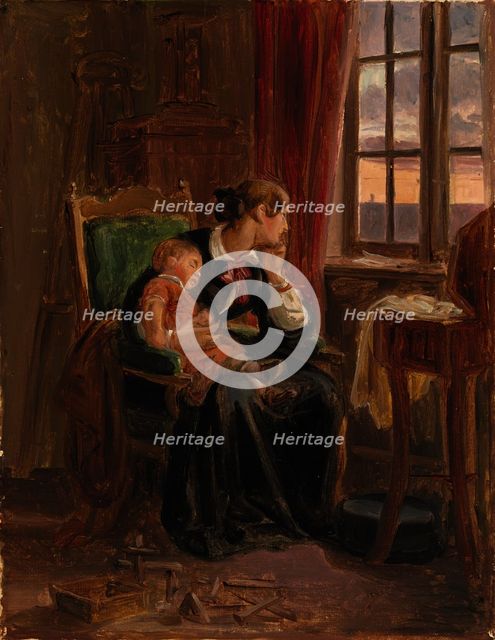 Longing, mid-late 19th century. Creator: Wilhelm Marstrand.
