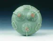 Longquan celadon tripod censer, Yuan dynasty, China, late 13th-early 14th century. Creator: Unknown