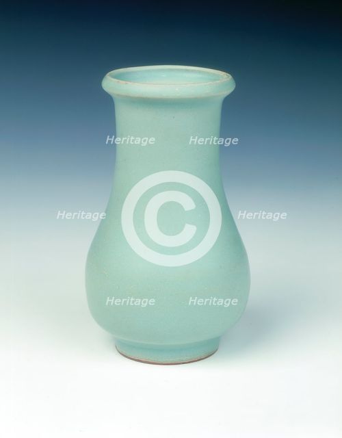 Longquan celadon vase, Southern Song dynasty, China, late 12th century. Creator: Unknown.