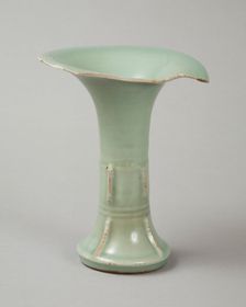 Longquan celadon gu vase, 12th century. Creator: Unknown