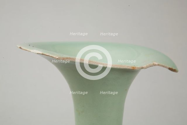 Longquan celadon gu vase, 12th century. Creator: Unknown.