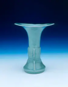 Longquan celadon gu vase, Southern Song dynasty, China, 1127-1200. Creator: Unknown