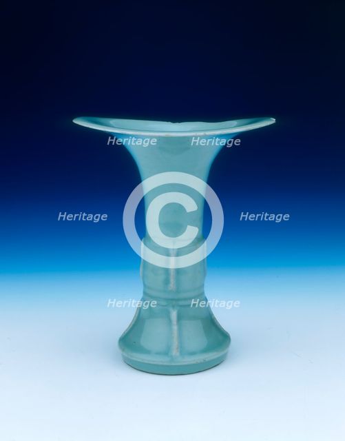 Longquan celadon gu vase, Southern Song dynasty, China, 1127-1200. Creator: Unknown.