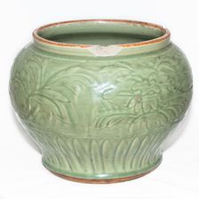 Longquan celadon jar, 14th century