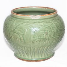 Longquan celadon jar, 14th century. Creator: Unknown