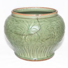 Longquan celadon jar, 14th century. Creator: Unknown