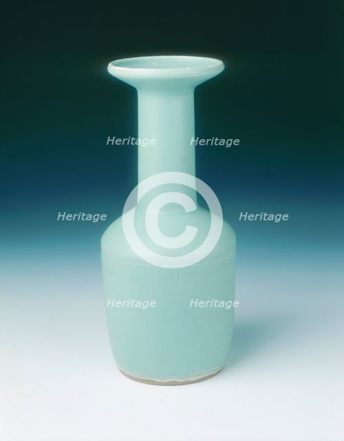 Longquan celadon mallet vase, Southern Song dynasty, China, late 12th-early 13th century. Artist: Unknown