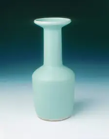 Longquan celadon mallet vase, Southern Song dynasty, China, late 12th-early 13th century. Creator: Unknown