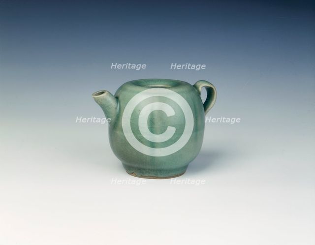 Longquan melon-shaped ewer, Yuan dynasty, China, 1279-1368. Creator: Unknown.