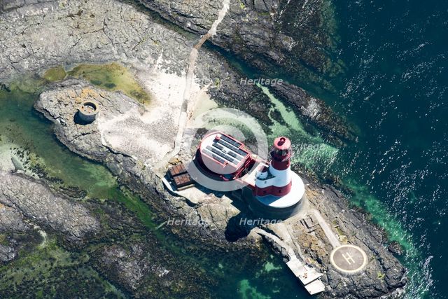 Longstone Lighthouse and Keeper's Cottage, Northumberland, 2018. Creator: Historic England.