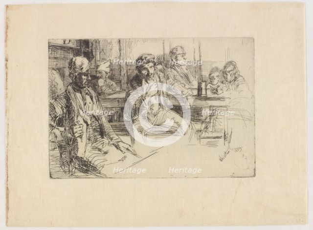 Longshore men, 1859. Creator: James Abbott McNeill Whistler.