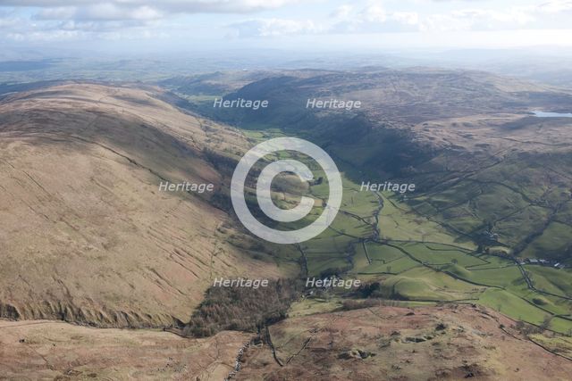 Longsleddale from the north, Cumbria, 2015. Creator: Historic England.