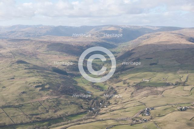 Longsleddale from the south, Cumbria, 2015. Creator: Historic England.