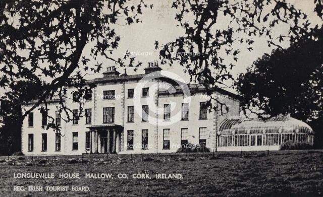 Longueville House, Mallow, County Cork, Ireland, c1950. Creator: Unknown.