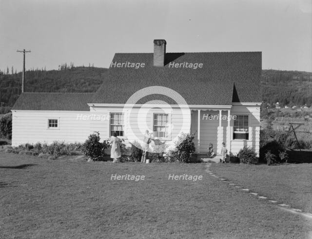 Longview home on Longview homestead project (FSA, Cowlitz County, Washington, 1939. Creator: Dorothea Lange.