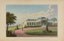 Longwood House on the island of Saint Helena, 1818