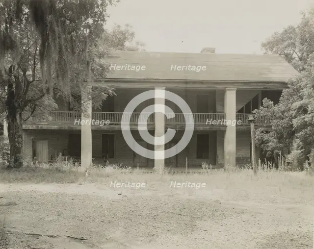 Longwood, Natchez, Adams County, Mississippi, 1938. Creator: Frances Benjamin Johnston.