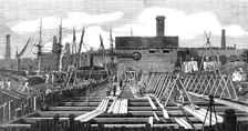 London Main Drainage: Pumping-station at Deptford Creek, 1861. Creator: Unknown