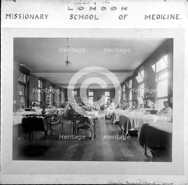 London Missionary School of Medicine: women's medical ward or Quin ward, c1900s. Creator: Unknown.