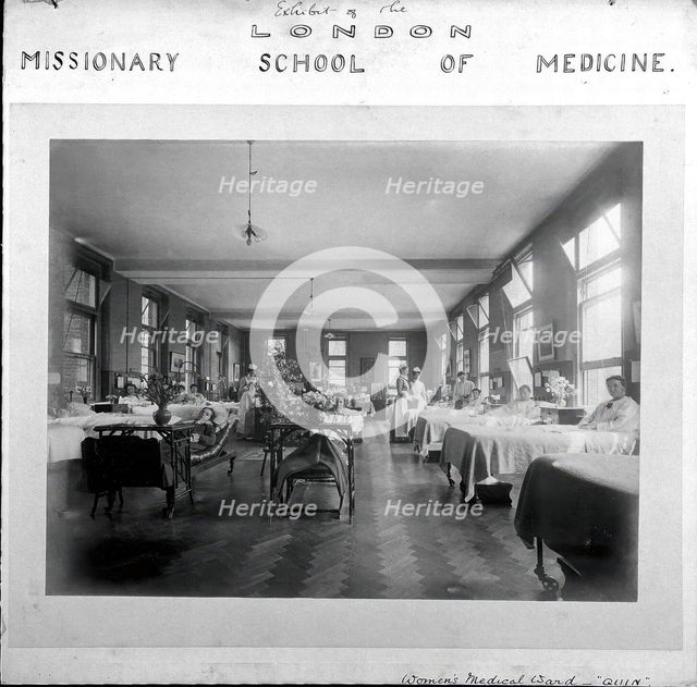 London Missionary School of Medicine: women's medical ward or Quin ward, c1900s. Creator: Unknown.