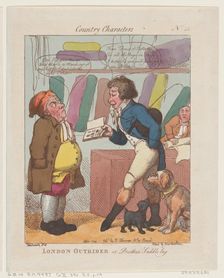 London Outrider, or Brother Saddlebag, September 10, 1799., September 10, 1799. Creator: Thomas Rowlandson
