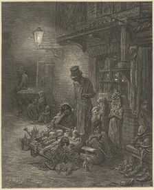 London. A Pilgrimage, 1872. Creators: Gustave Doré, Blanchard Jerrold