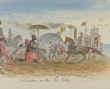London at the Sea Side, 1830-64. Creator: John Leech