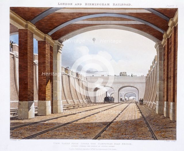 London and Birmingham Railway, 1837. Artist: Charles Hunt