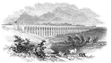 London and Brighton Railway - the Great Ouse Viaduct, 1844. Creator: Unknown