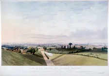 London and Croydon Railway, New Cross, Deptford, London, 1839. Artist: Edward Duncan