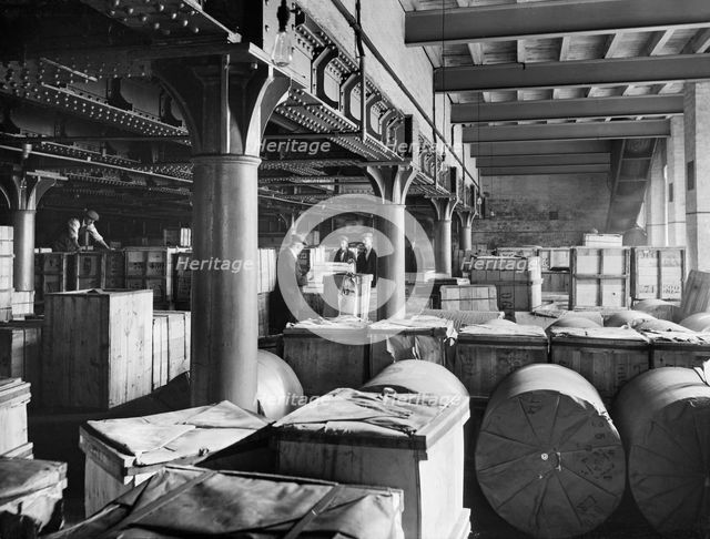 London and North West Railway Company goods shed, Leicester, Leicestershire, 1927. Artist: Unknown.