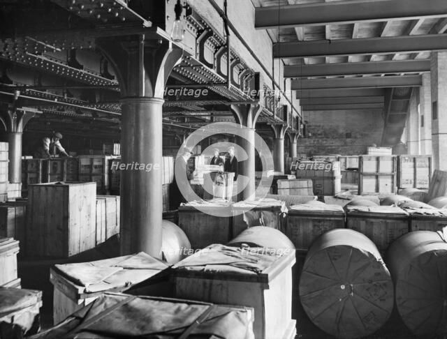 London and North West Railway Company goods shed, Leicester, Leicestershire, 1927. Artist: Unknown.