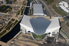 London Aquatics Centre and Water Polo Arena, Queen Elizabeth Olympic Park, London, 2012. Artist: Damian Grady