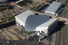 London Aquatics Centre and Water Polo Arena, Queen Elizabeth Olympic Park, London, 2012. Artist: Damian Grady