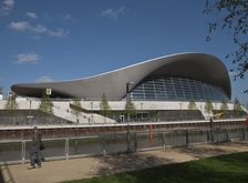 London Aquatics Centre, Carpenters Road, Queen Elizabeth Olympic Park, Newham, London, 2014. Creator: Simon Inglis