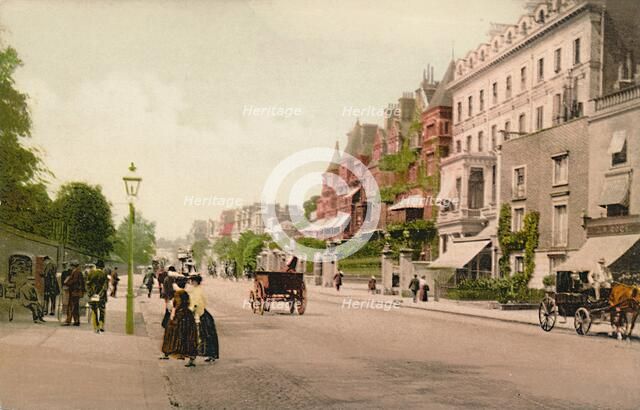 'London. Bayswater Road', c1900s. Creator: Unknown.