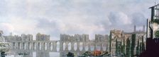London Bridge 1630. Artist: Claude Jongh