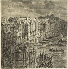 London Bridge, 1694 (1872). Creator: Stéphane Pannemaker