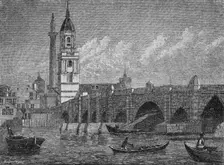 London Bridge 1796, (1903). Artist: John Walker