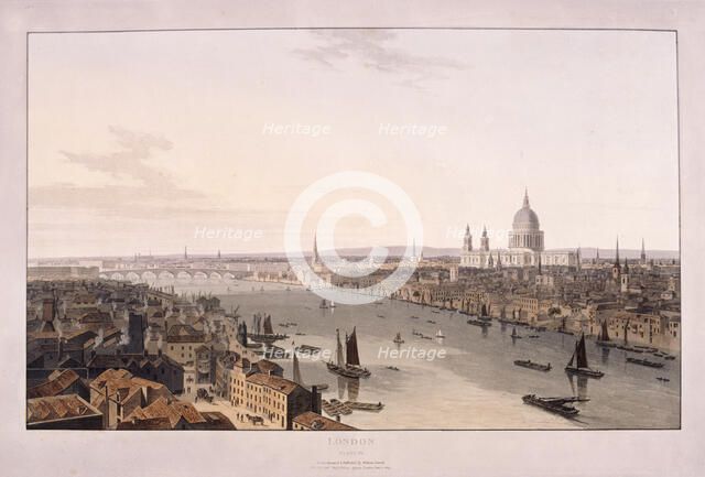 London Bridge, 1804. Artist: William Daniell