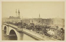 London Bridge, 1850-1900. Creator: Unknown