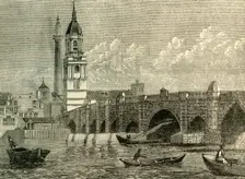 London Bridge c1872. Creator: Unknown