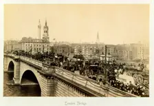 London Bridge, c1880. Creator: Unknown
