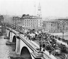 London Bridge, c1900. Creator: Unknown
