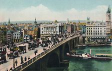 London Bridge c1900s. Creator: Unknown