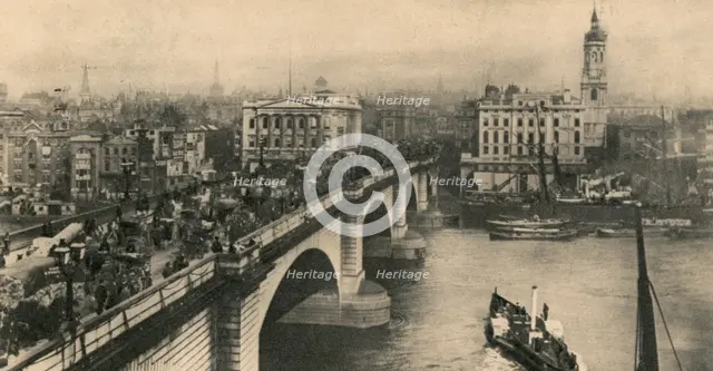 London Bridge, c1906. Artist: Unknown