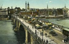 London Bridge, c1910. Creator: Unknown