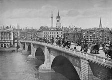 London Bridge, City of London, 1911. Artist: Pictorial Agency